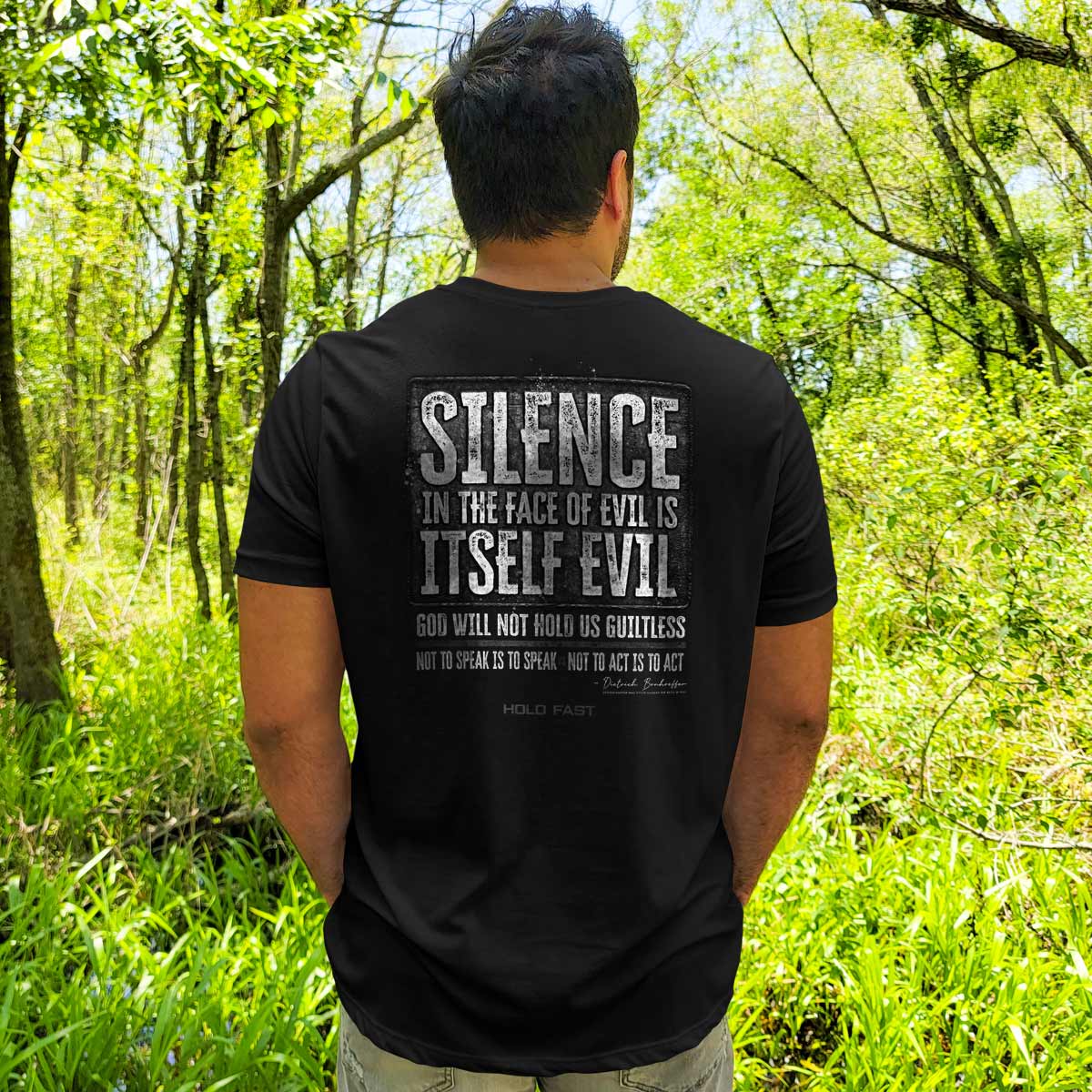 HOLD FAST Mens T-Shirt Silence/Bonhoeffer | T-Shirts | 1