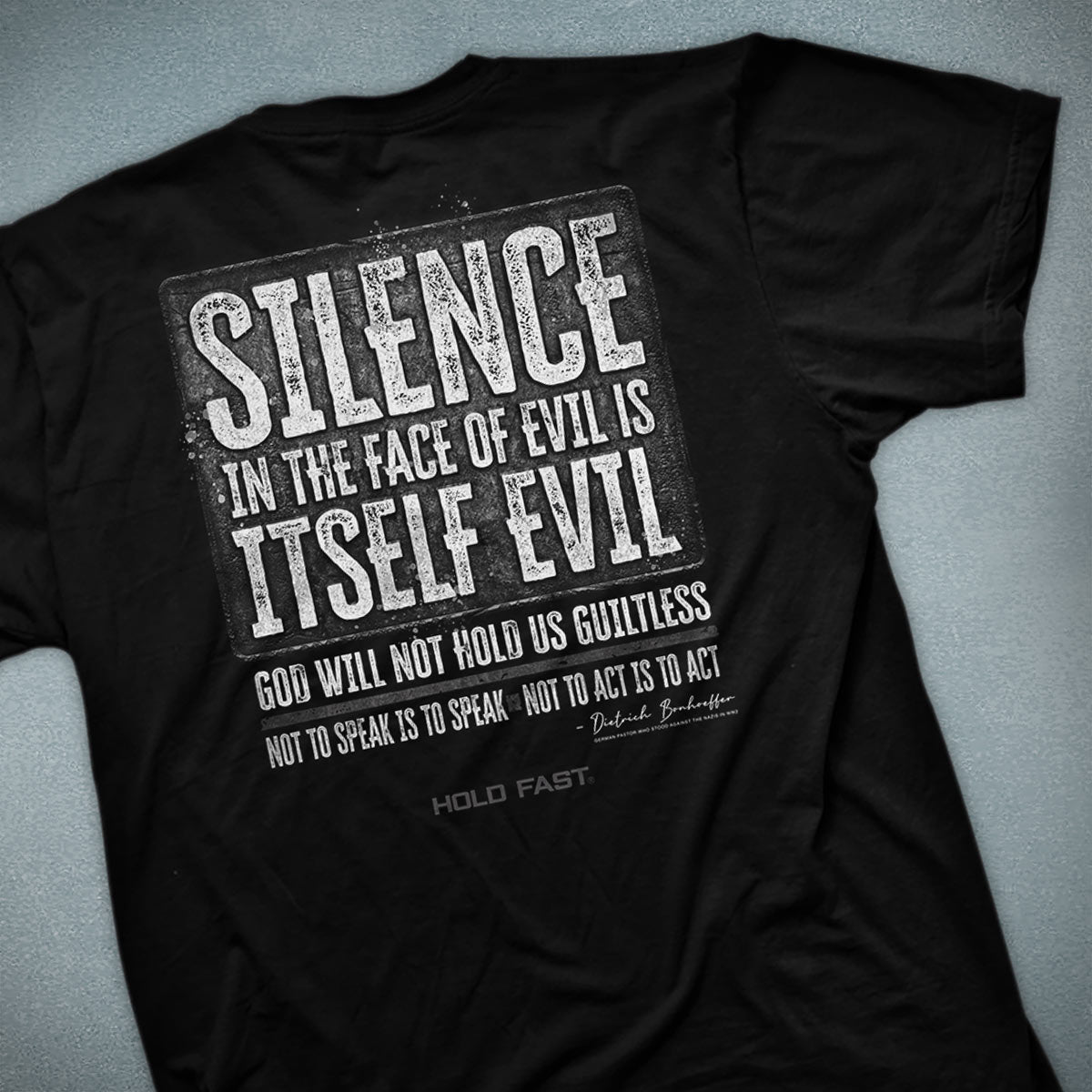 HOLD FAST Mens T-Shirt Silence/Bonhoeffer | T-Shirts | 6