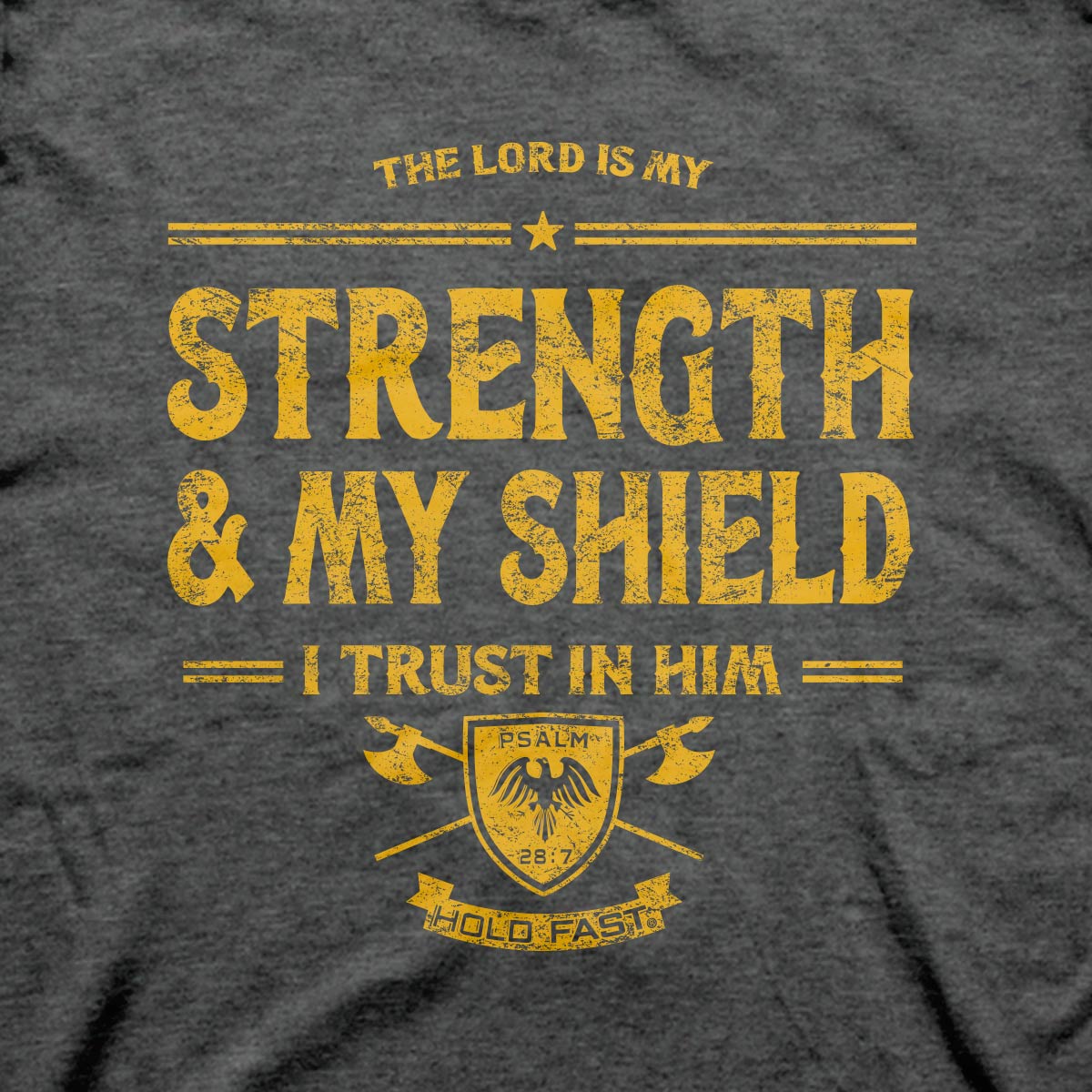 HOLD FAST Mens T-Shirt Strength & Shield | T-Shirts | 3