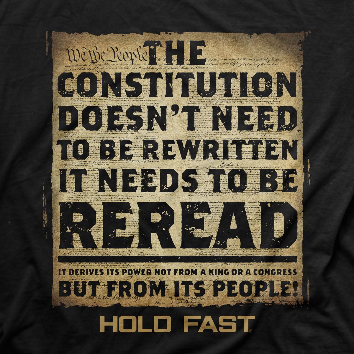 HOLD FAST Mens T-Shirt The Constitution | T-Shirts | 4