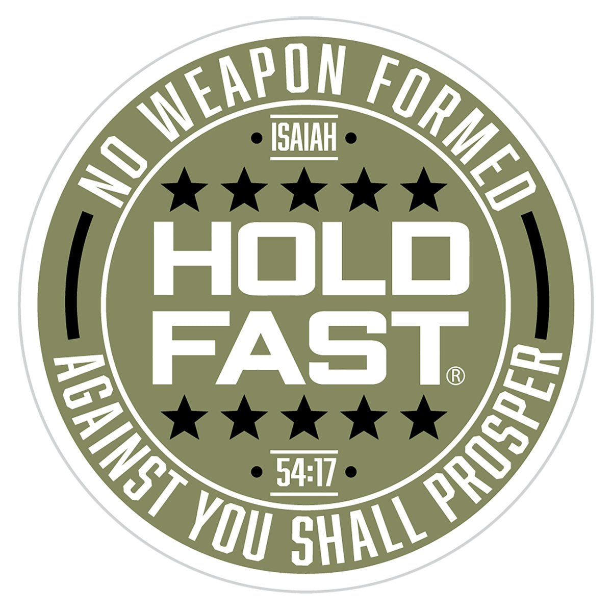 HOLD FAST No Weapon Sticker | Stickers | 1