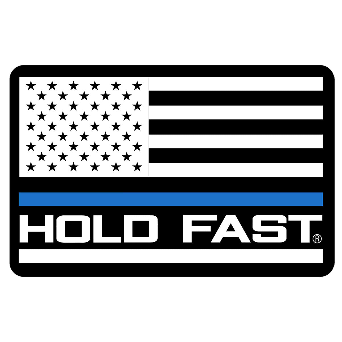 HOLD FAST Police Flag Sticker | Stickers | 1