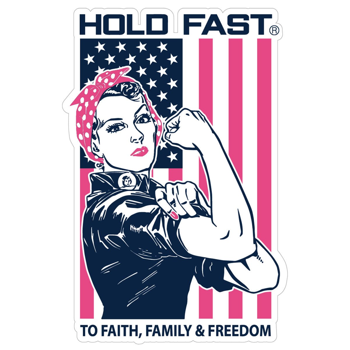 HOLD FAST Rosie Sticker | Stickers | 1