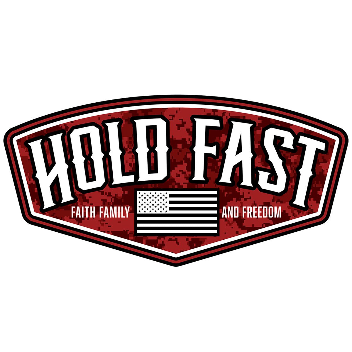 HOLD FAST Sticker Camo Badge | Stickers | 2