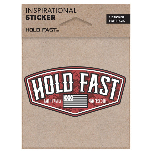 HOLD FAST Sticker Camo Badge | Stickers | 1