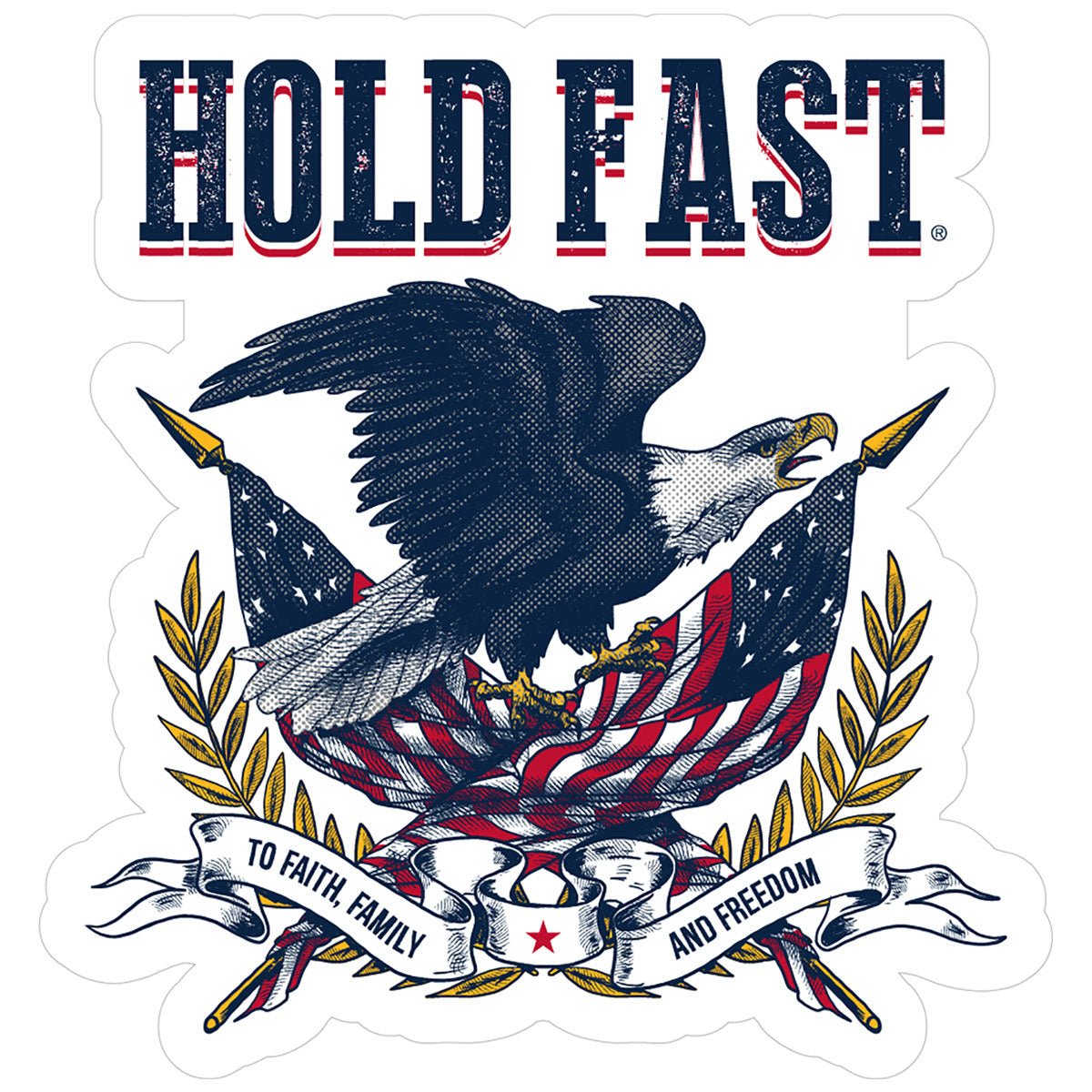 HOLD FAST Sticker Vintage Eagle | Stickers | 2