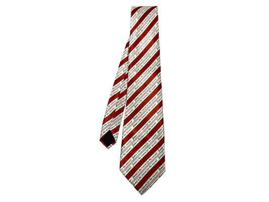 Jesus Is Reason - Candy Cane Polyester Tie | Neckties | 1