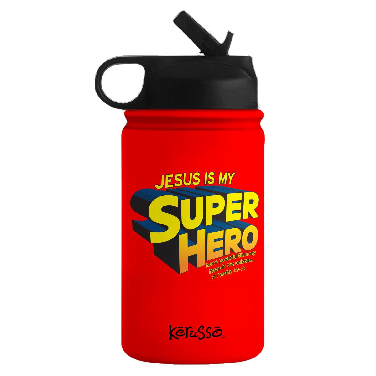 Kerusso 12 oz Stainless Steel Sport Bottle Super Hero | Bottles | 1