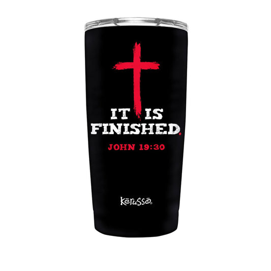 Kerusso 20 oz Stainless Steel Tumbler It Is Finished | Mugs | 1