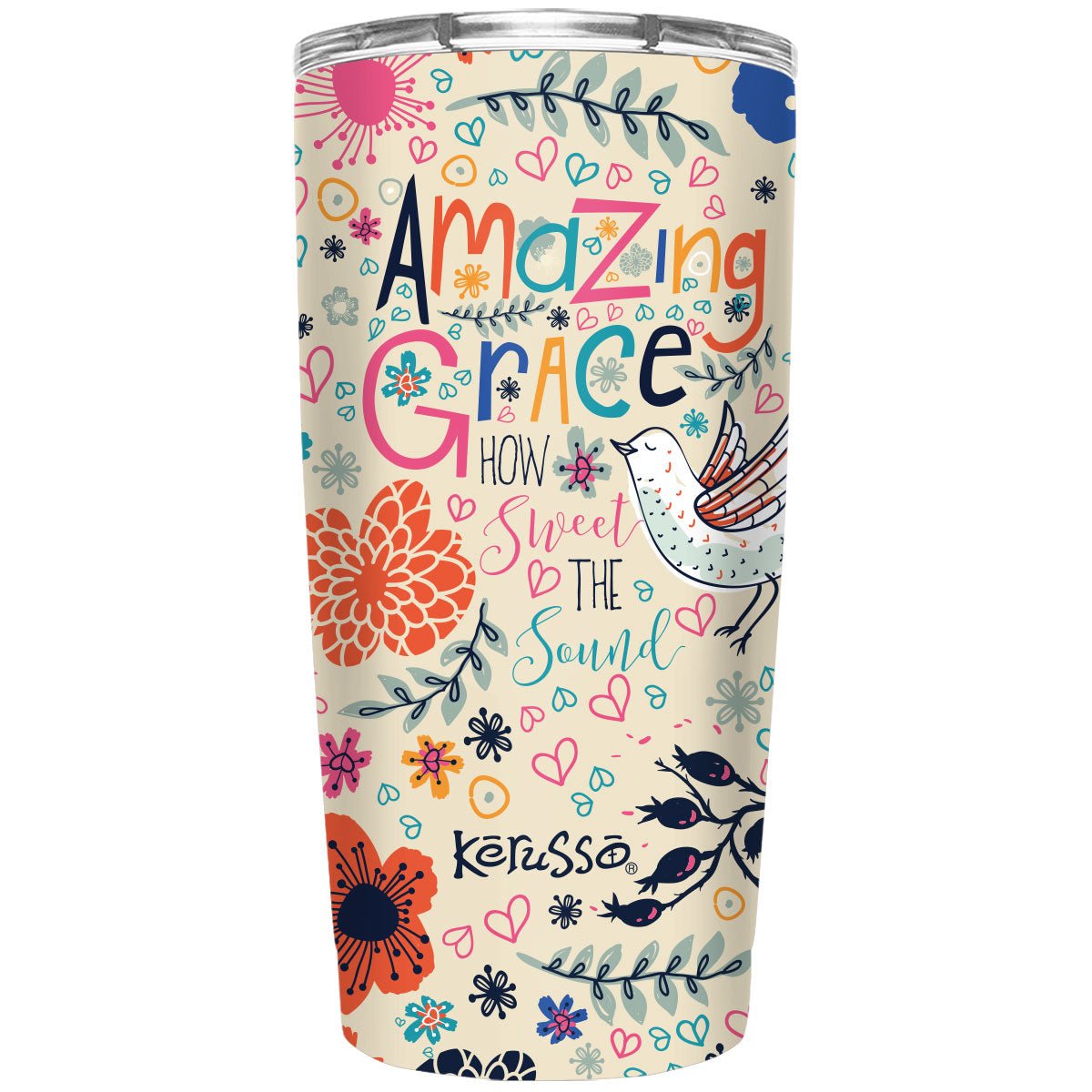 Kerusso Amazing Grace 20 oz Stainless Steel Tumbler | Tumblers | 1