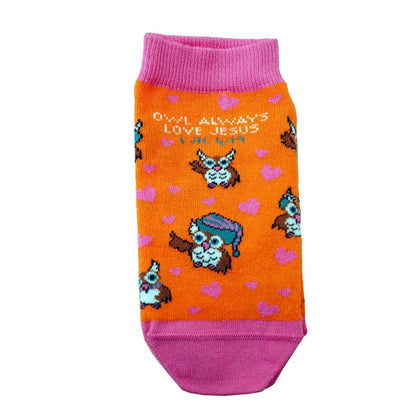 Kerusso Ankle Socks Owl | Women’s Socks | 1