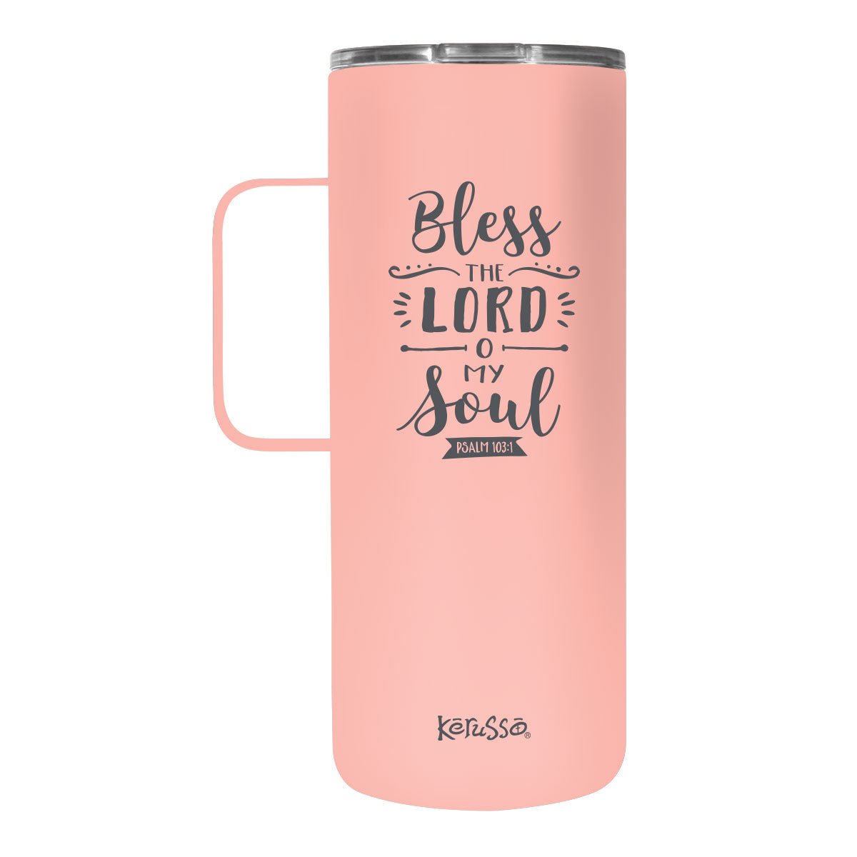 Kerusso Bless The Lord 22 oz Stainless Steel Tumbler With Handle | Tumblers | 1