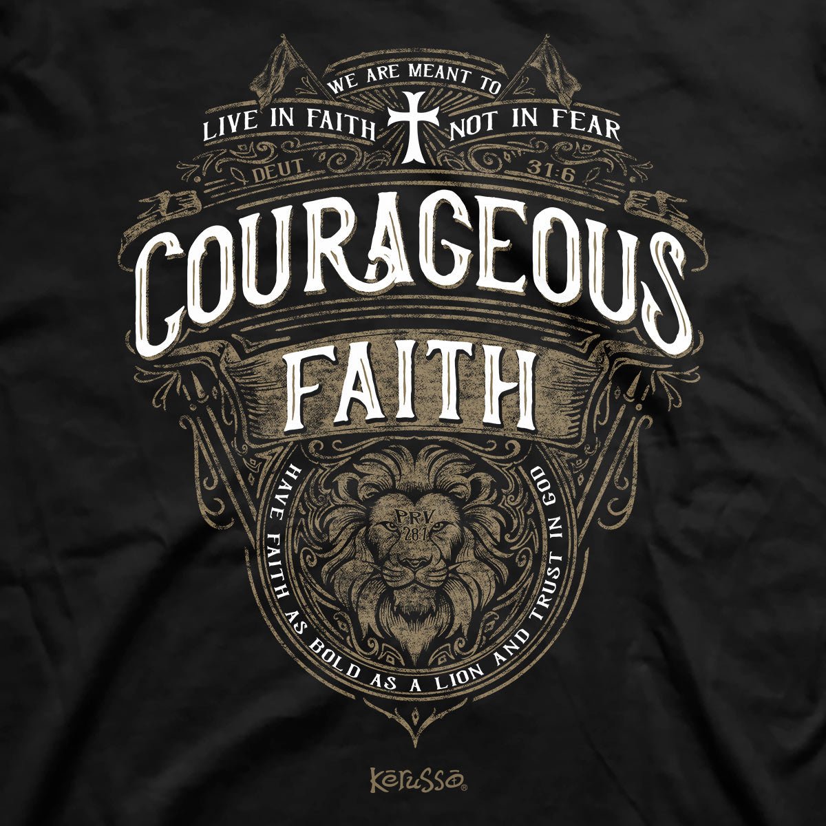 Kerusso Christian T-Shirt Courageous Faith | Unisex T-Shirts | 3