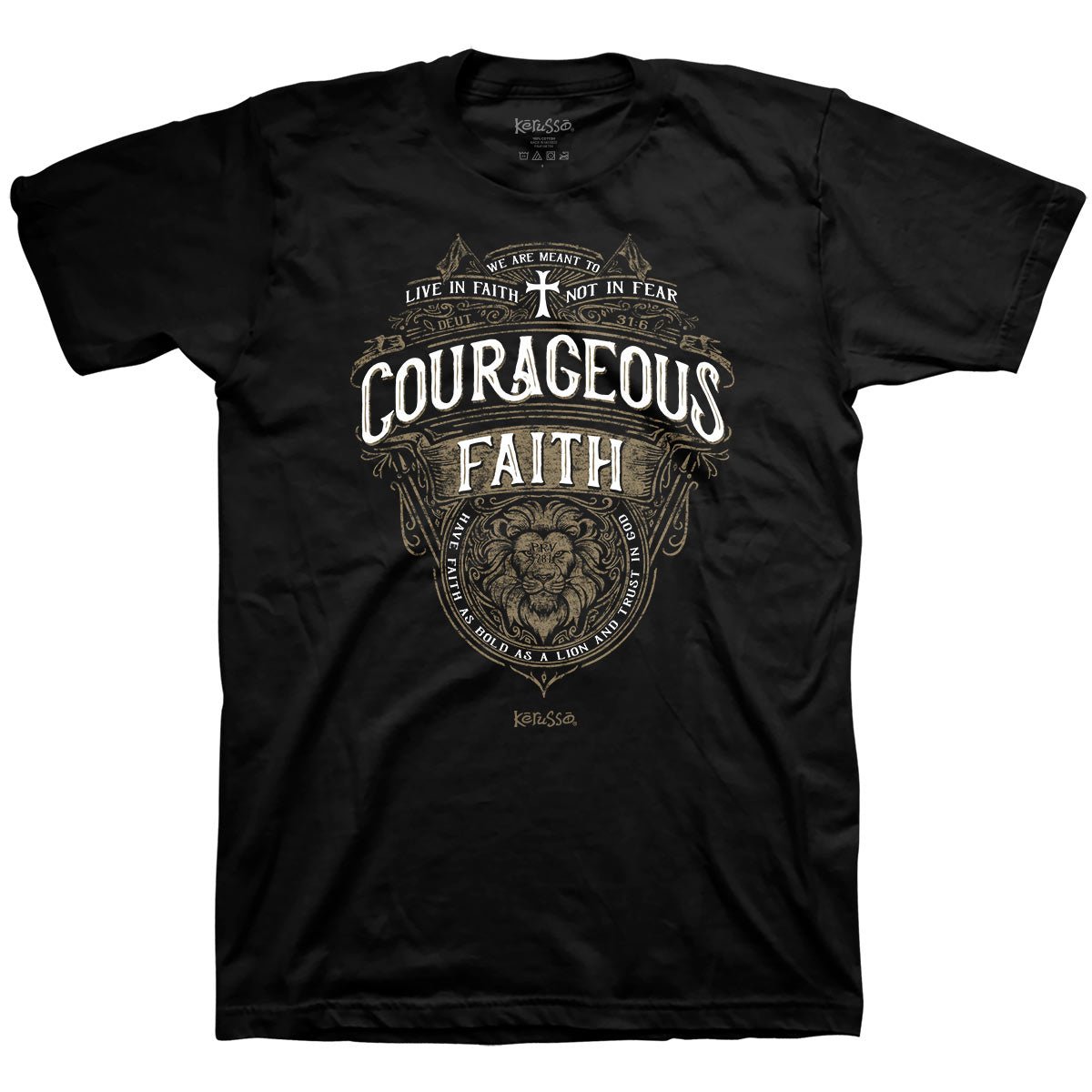 Kerusso Christian T-Shirt Courageous Faith | Unisex T-Shirts | 2