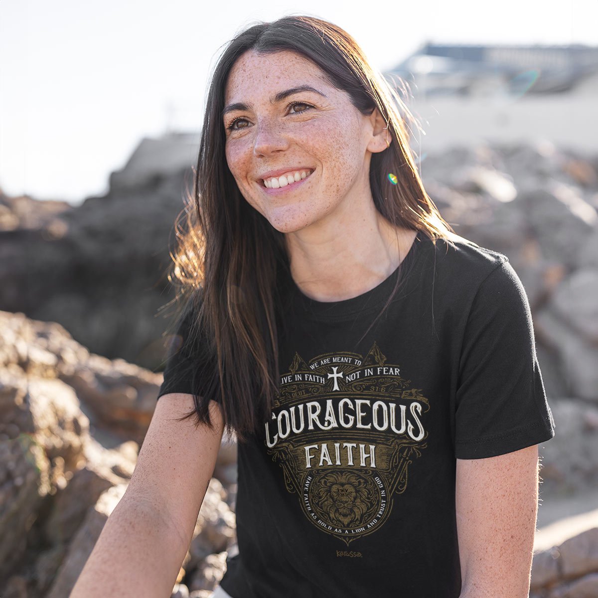 Kerusso Christian T-Shirt Courageous Faith | Unisex T-Shirts | 4