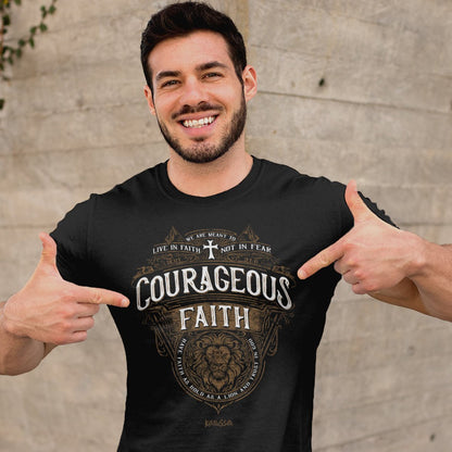 Kerusso Christian T-Shirt Courageous Faith | Unisex T-Shirts | 1