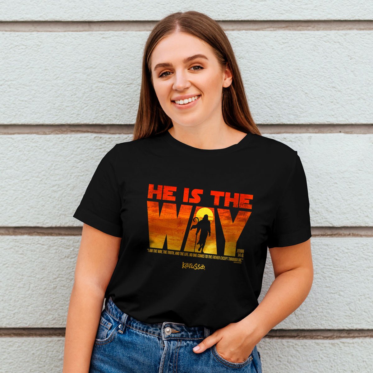 Kerusso Christian T-Shirt He Is The Way | Unisex T-Shirts | 4