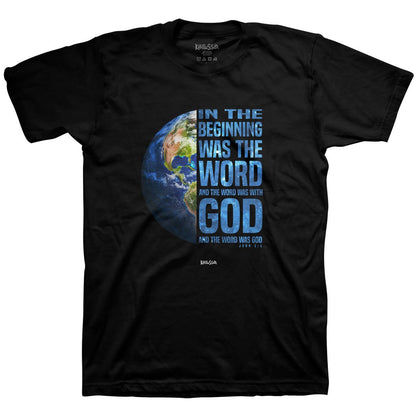 Kerusso Christian T-Shirt In The Beginning Globe | Unisex T-Shirts | 2