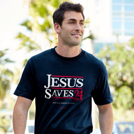 Kerusso Christian T-Shirt Jesus Saves '24 | Unisex T-Shirts | 1