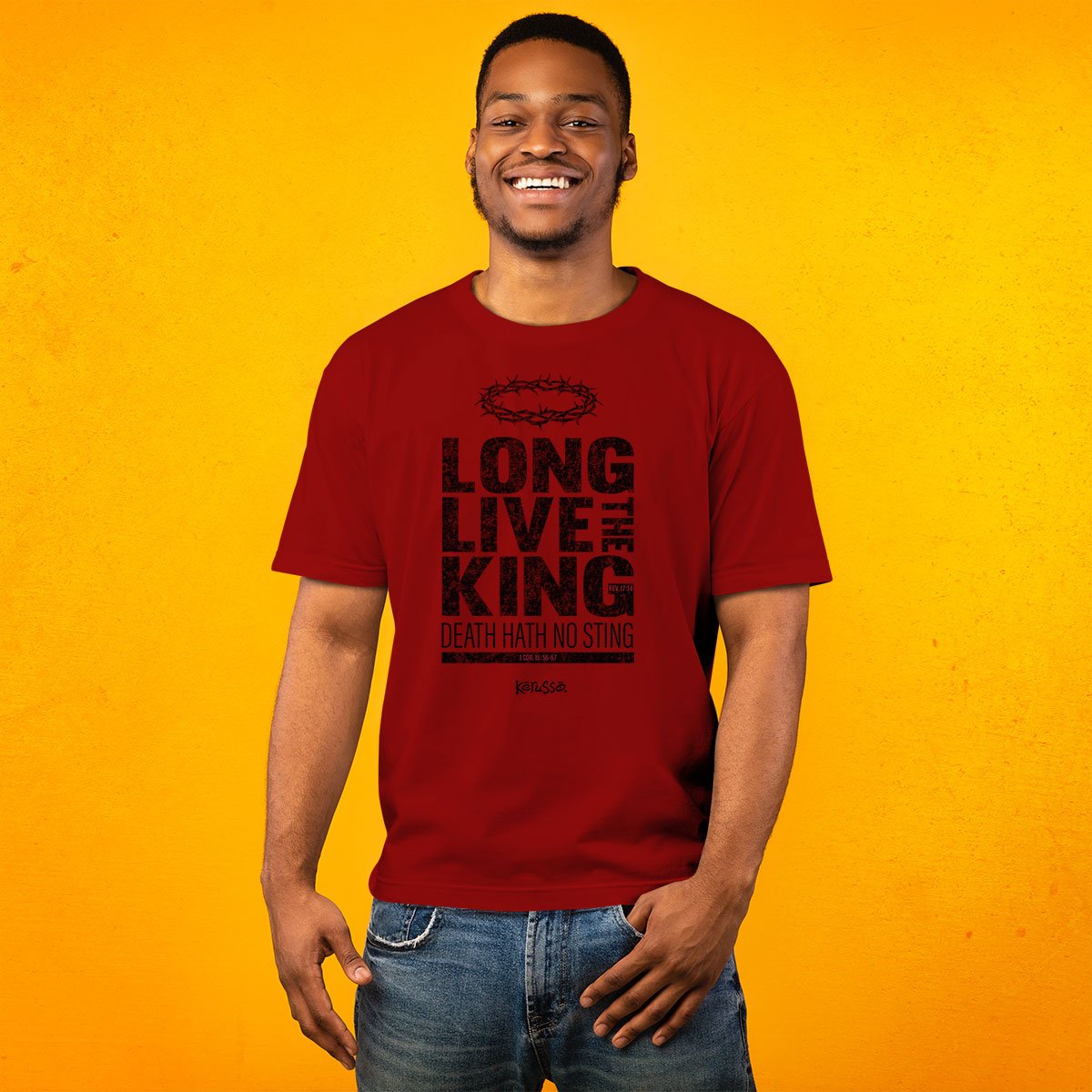 Kerusso Christian T-Shirt Long Live The King | Unisex T-Shirts | 3