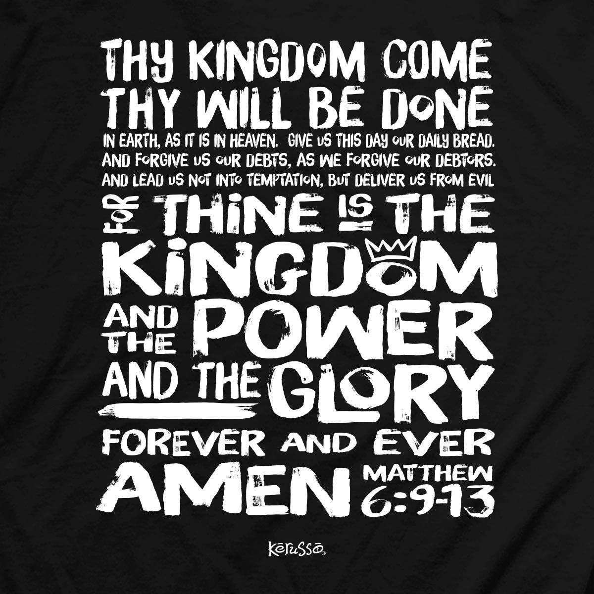 Kerusso Christian T-Shirt Lord's Prayer | Unisex T-Shirts | 4