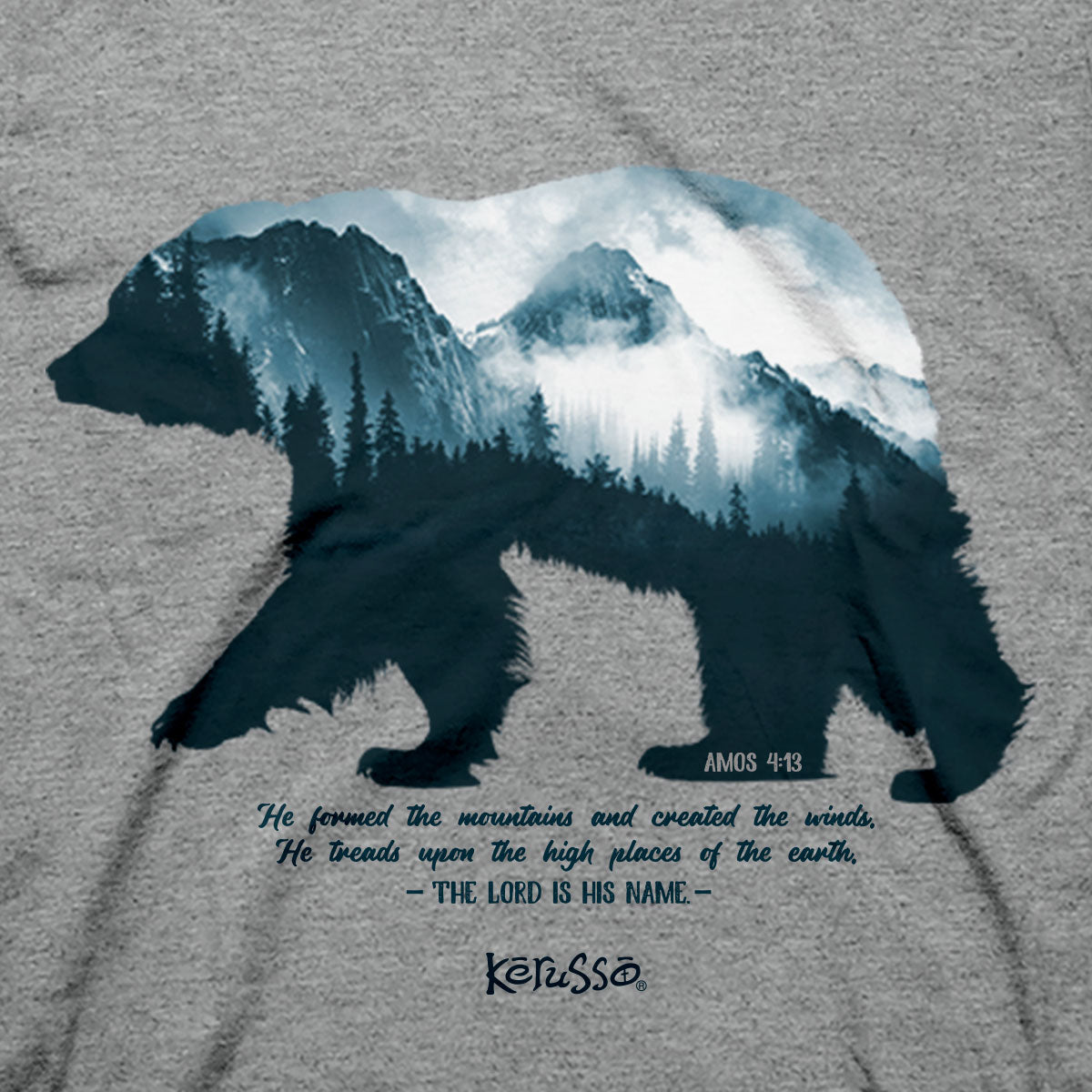 Kerusso Christian T-Shirt Mountain Bear | Unisex T-Shirts | 3