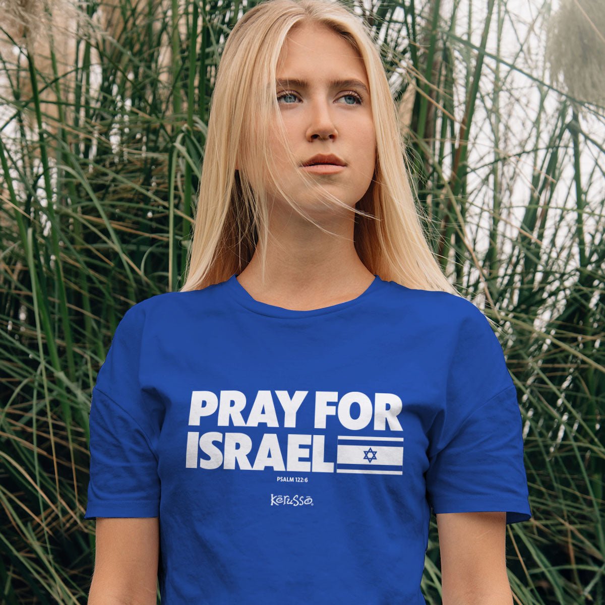 Kerusso Christian T-Shirt Pray For Israel | Unisex T-Shirts | 4