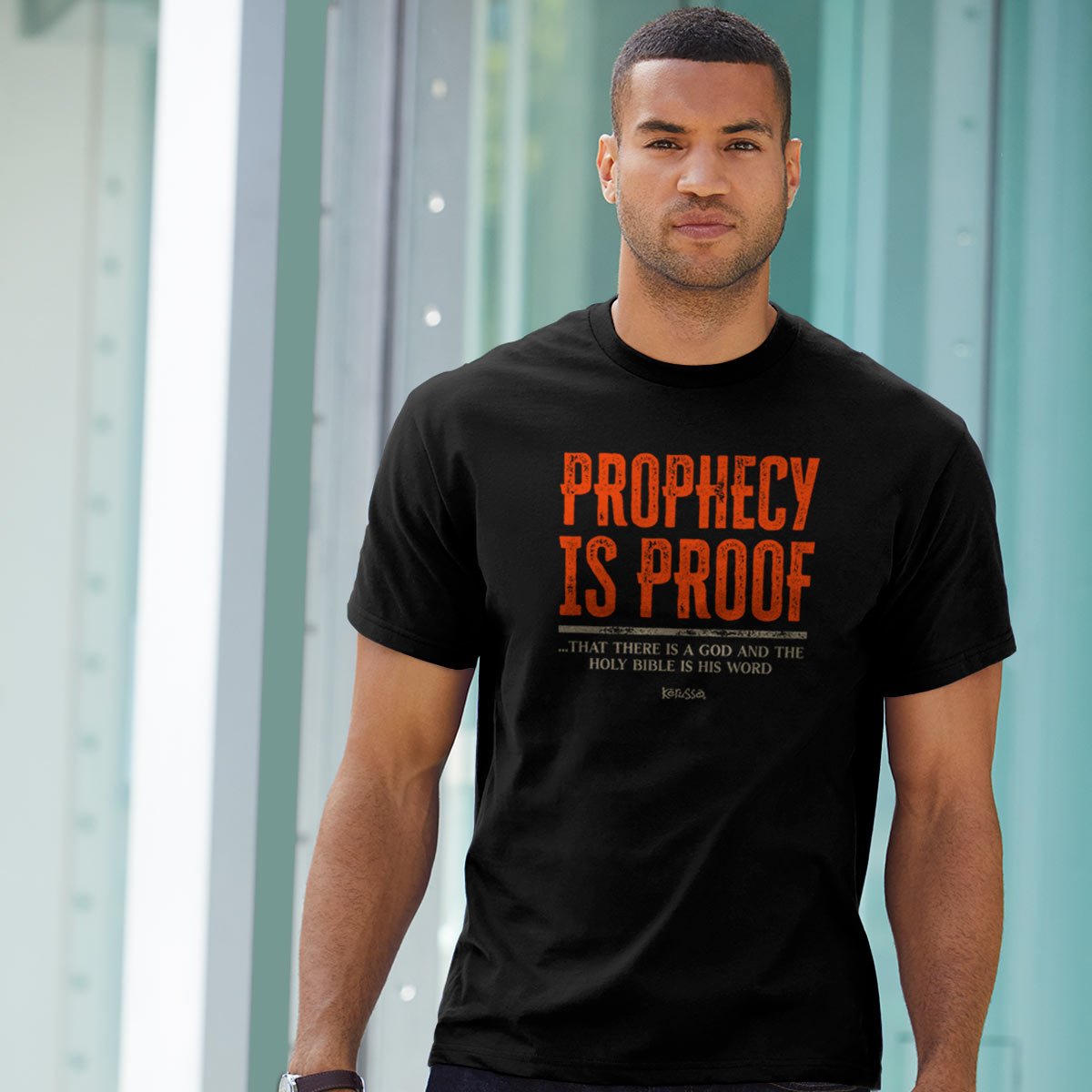 Kerusso Christian T-Shirt Prophecy Is Proof | Unisex T-Shirts | 3