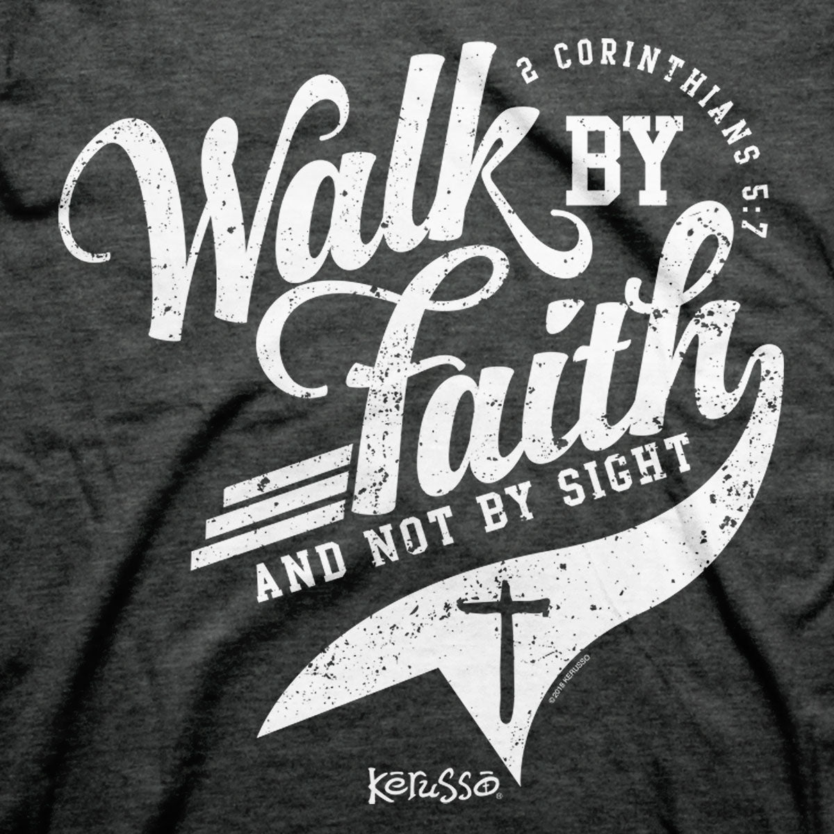 Kerusso Christian T-Shirt Walk By Faith | Unisex T-Shirts | 2