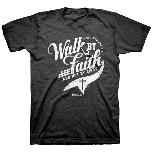 Kerusso Christian T-Shirt Walk By Faith | Unisex T-Shirts | 1