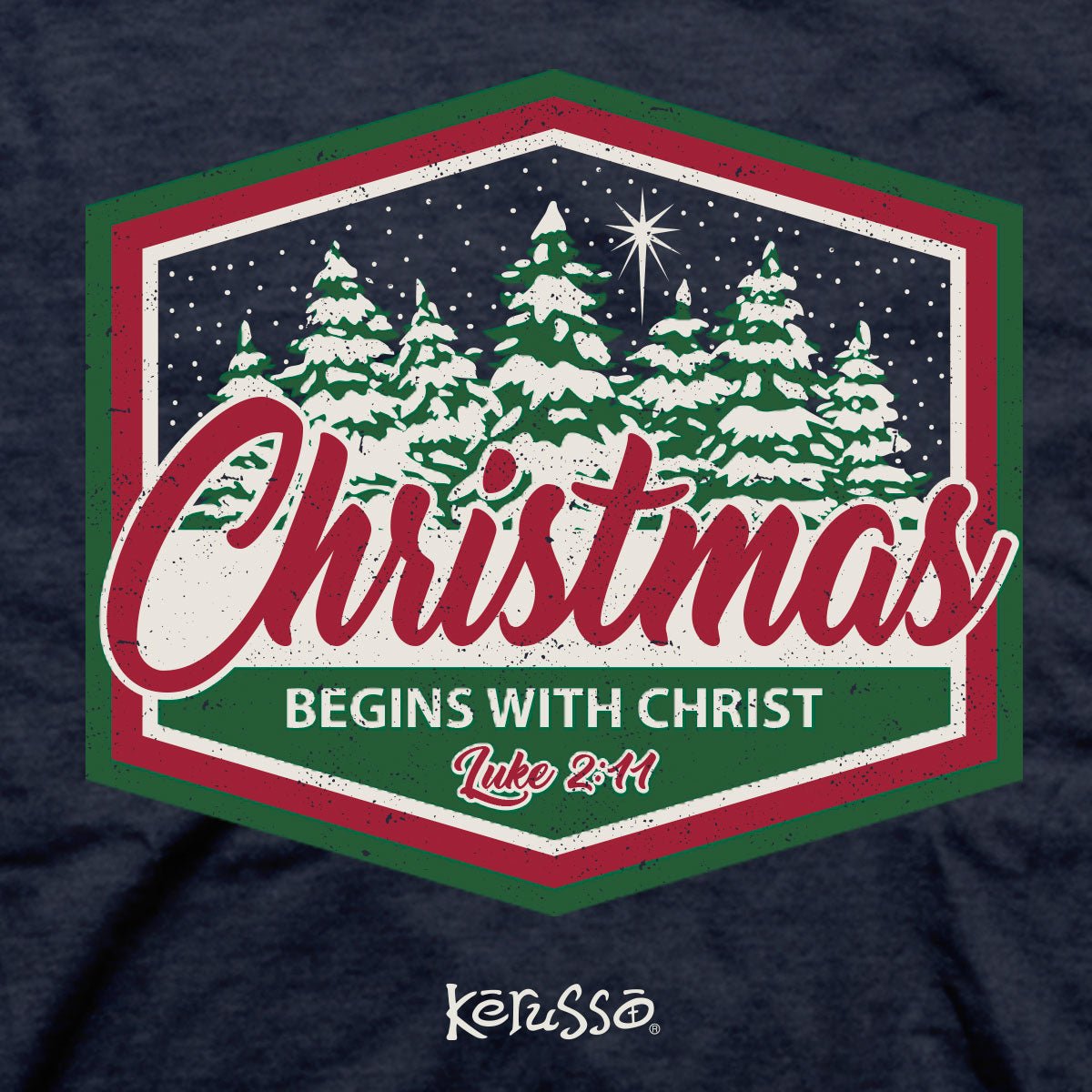 Kerusso Christmas Badge T-Shirt | Unisex T-Shirts | 2