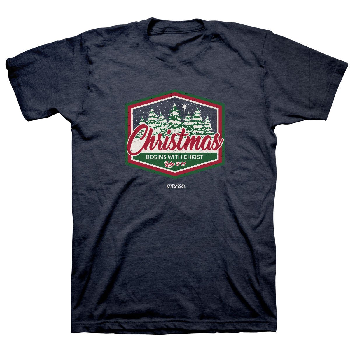 Kerusso Christmas Badge T-Shirt | Unisex T-Shirts | 3