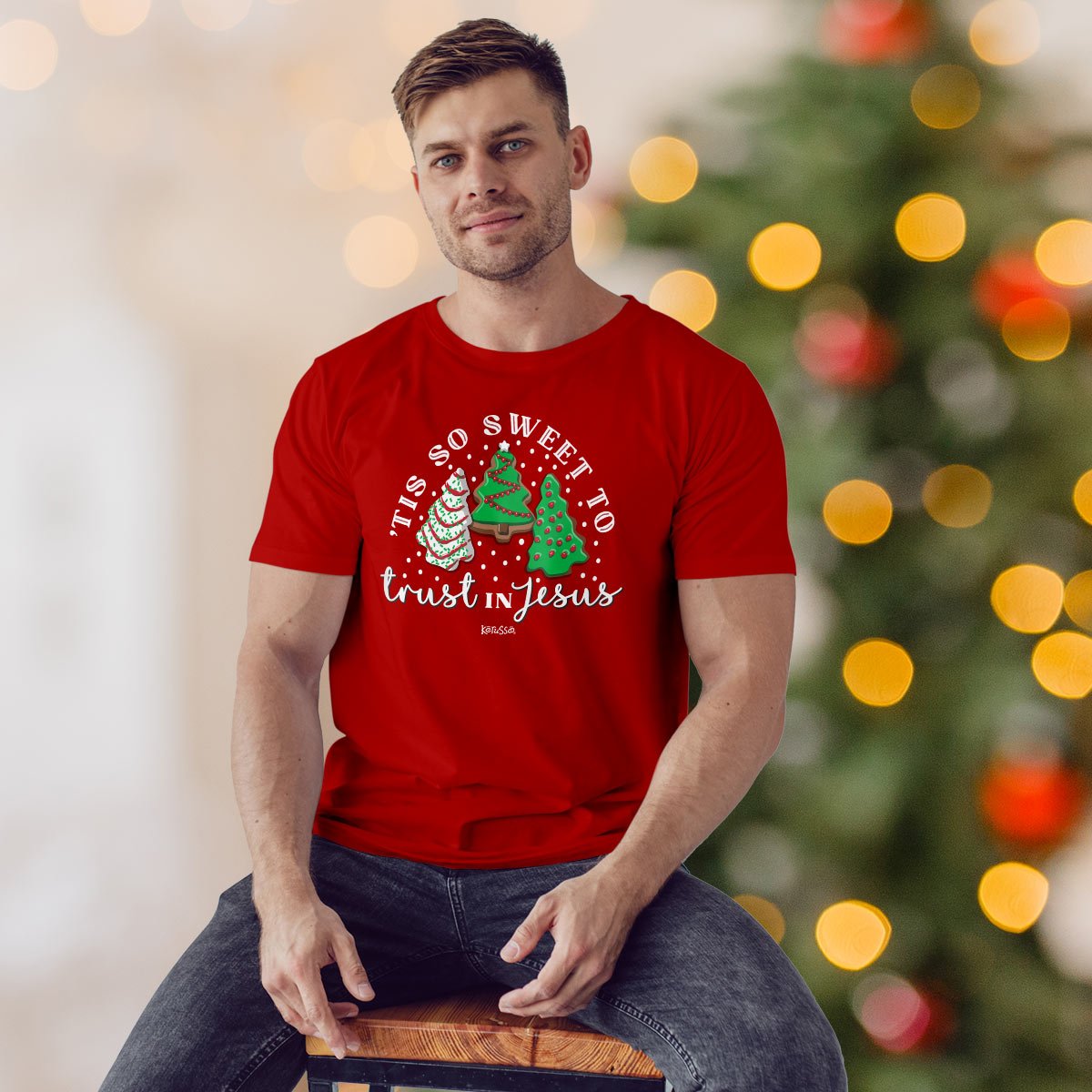 Kerusso Christmas T-Shirt Tis So Sweet | Unisex T-Shirts | 4