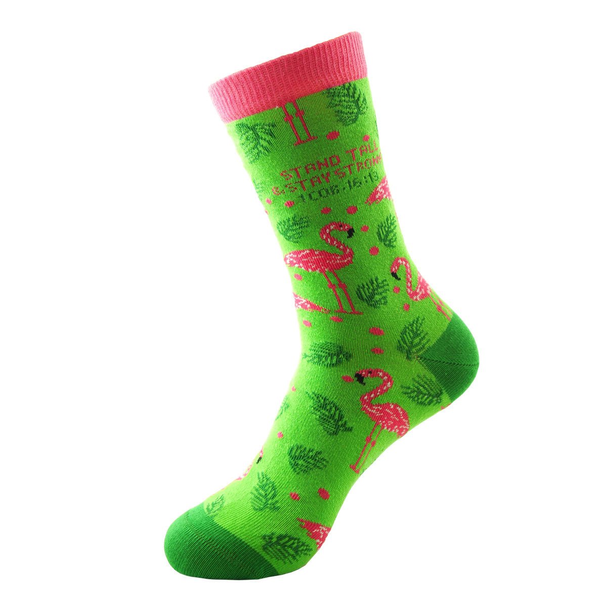 Kerusso Crew Socks Flamingo | Women’s Socks | 4