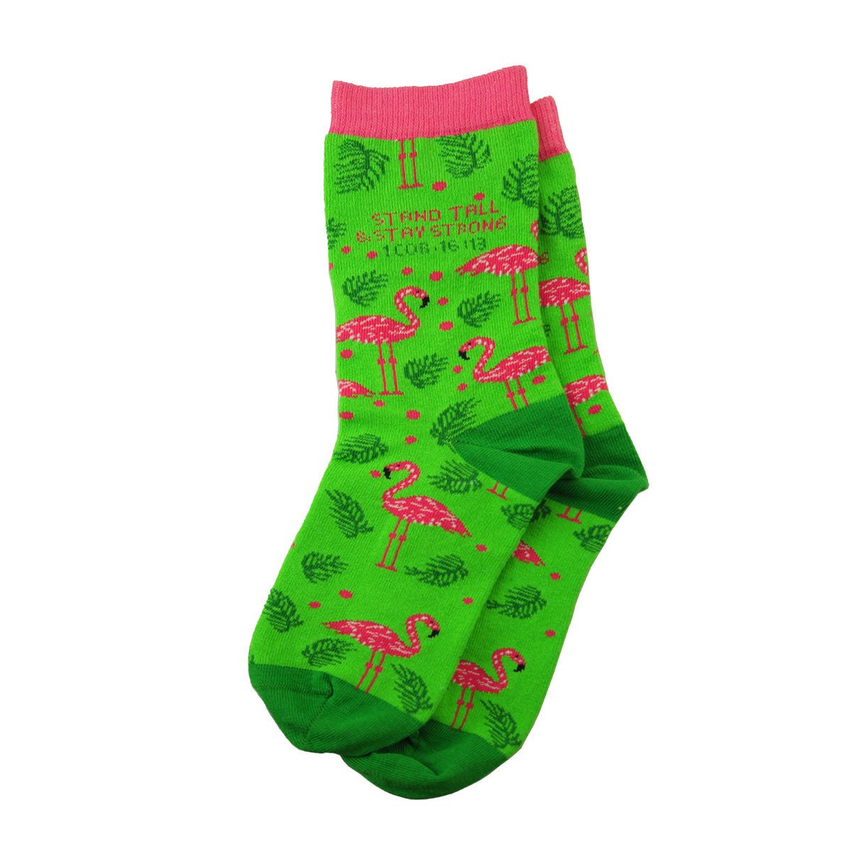 Kerusso Crew Socks Flamingo | Women’s Socks | 1