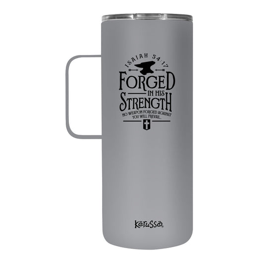 Kerusso Forged 22 oz Stainless Steel Tumbler With Handle | Tumblers | 1