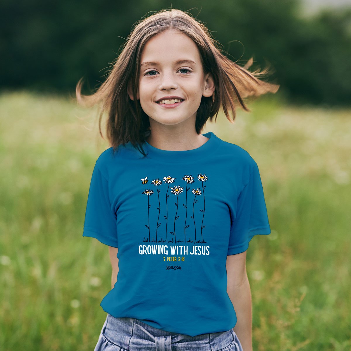 Kerusso Kids T-Shirt Growing With Jesus | Kids T-Shirts | 1