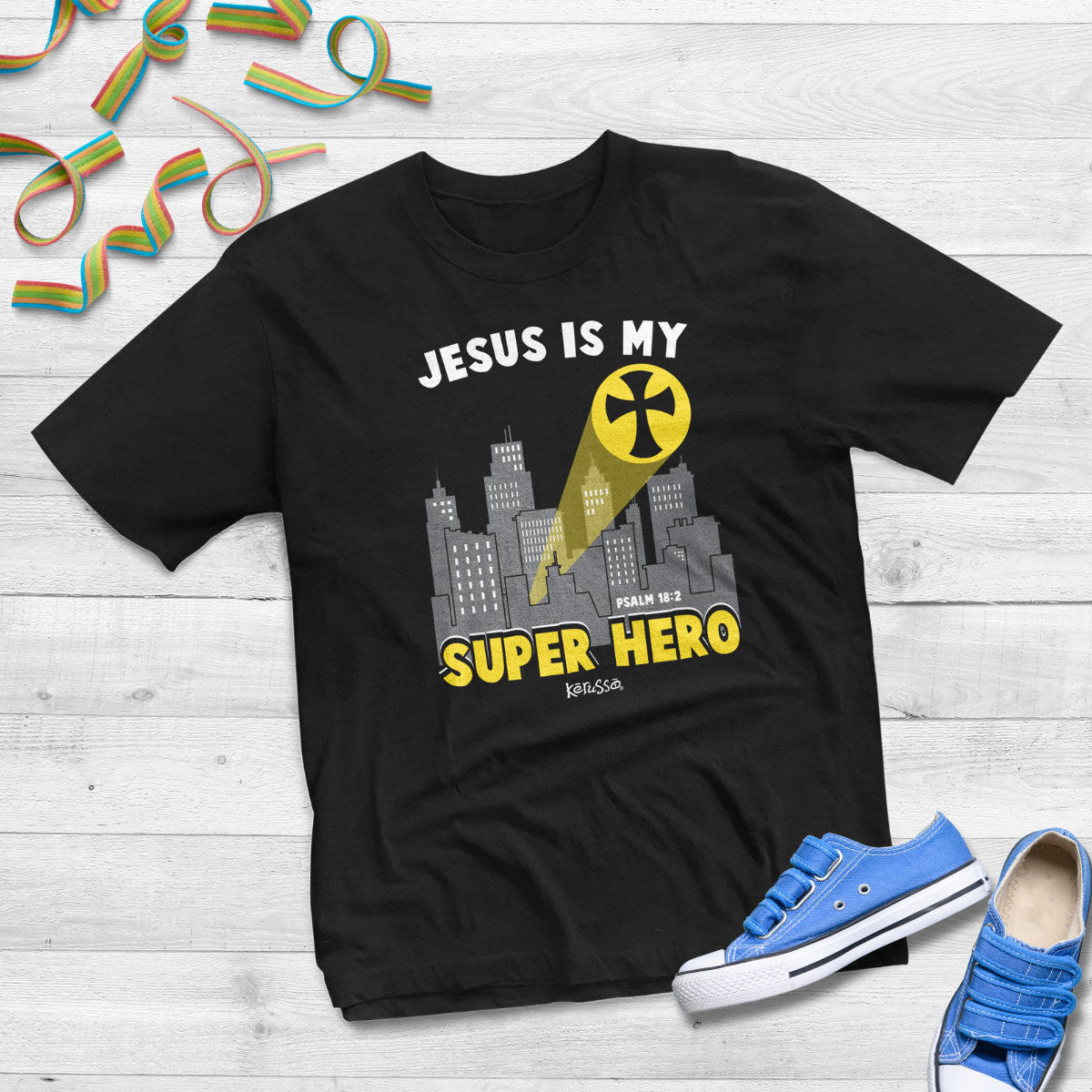 Kerusso Kids T-Shirt Jesus Super Hero | Kids T-Shirts | 4