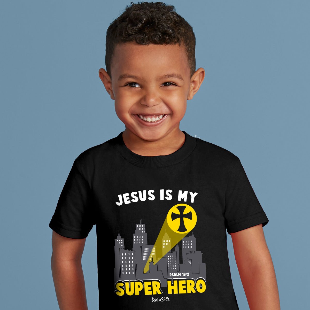 Kerusso Kids T-Shirt Jesus Super Hero | Kids T-Shirts | 1