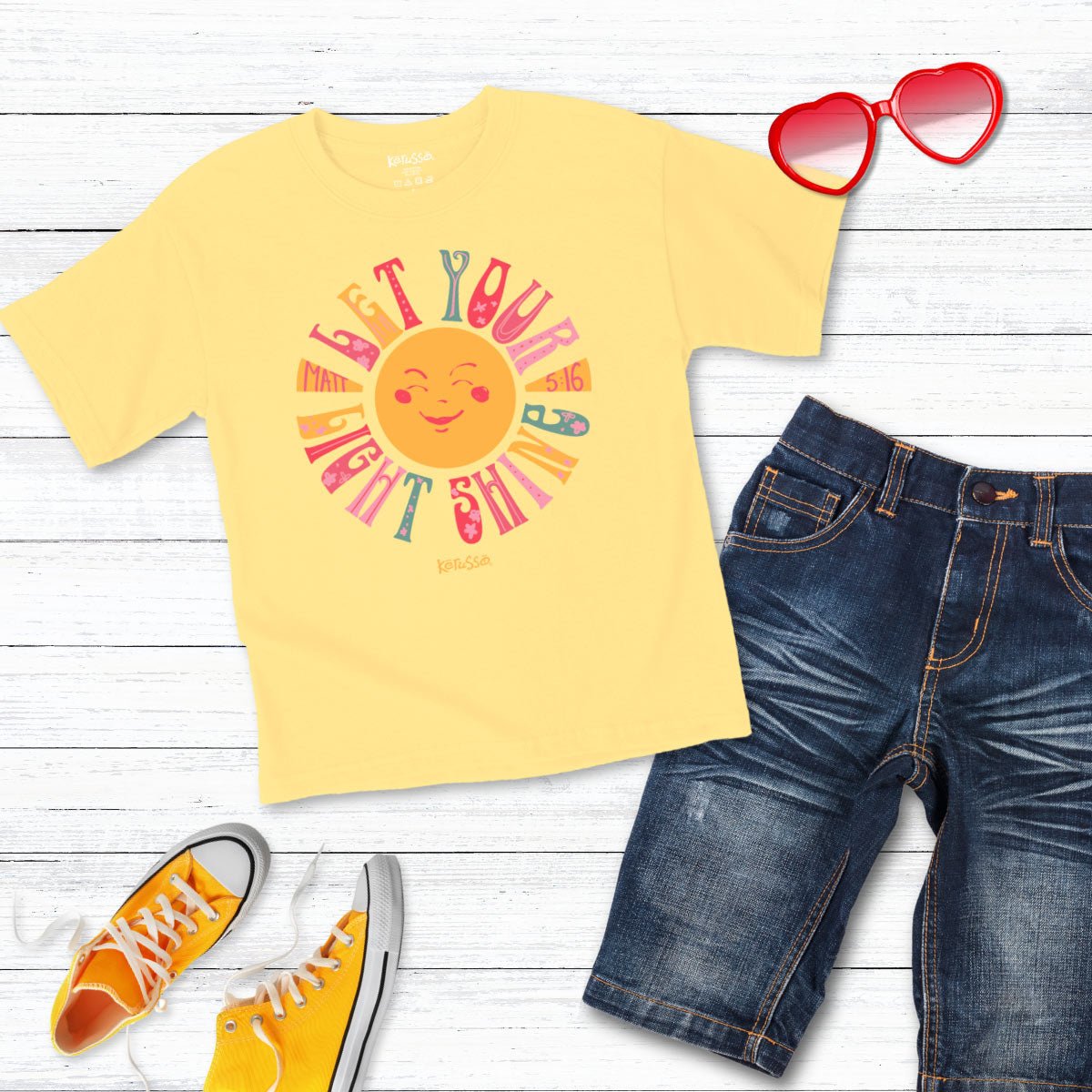 Kerusso Kids T-Shirt Let Your Light Shine | Kids T-Shirts | 4