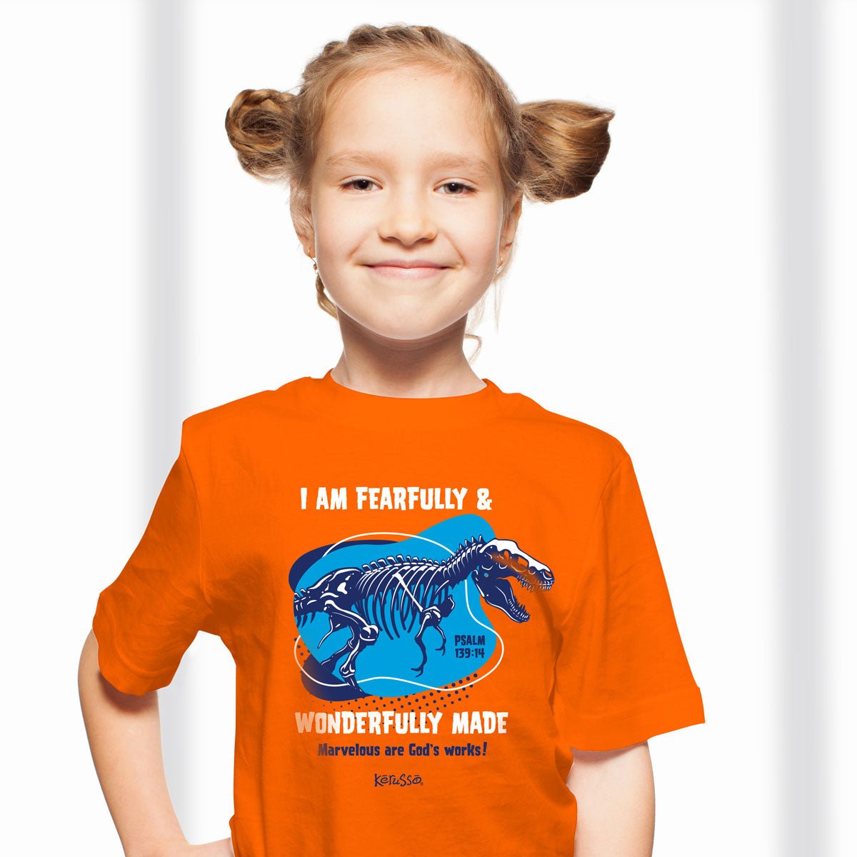 Kerusso Kids T-Shirt Wonderfully Made Dinosaur | Kids T-Shirts | 4