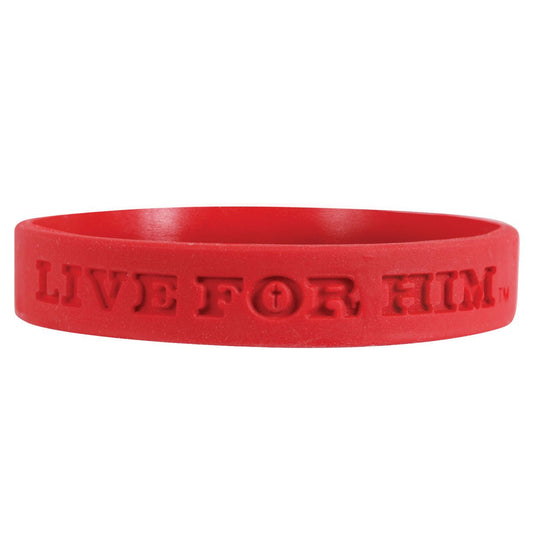 Kerusso Live For Him Rubber Wristband | Wristbands | 1