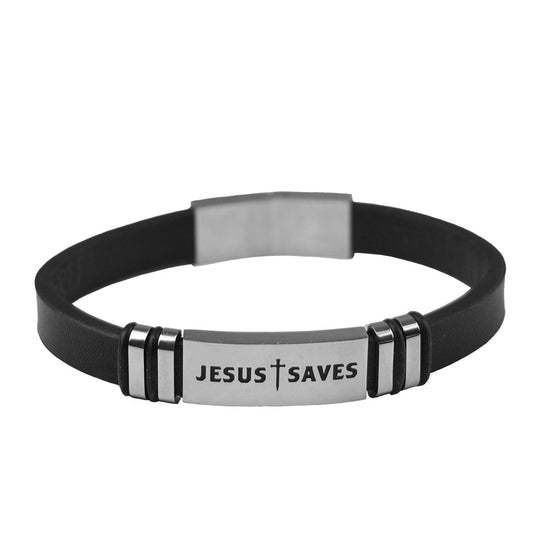 Kerusso Mens Bracelet Jesus Saves | 2FruitBearers