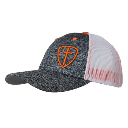 Kerusso Mens Cap Gray Cross Shield | Men's Caps | 2