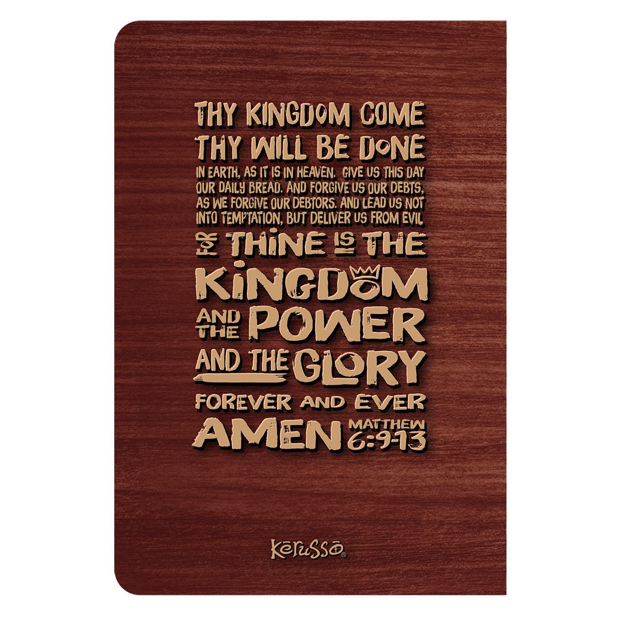 Kerusso Mens Paperback Journal Lords Prayer | Journals | 2