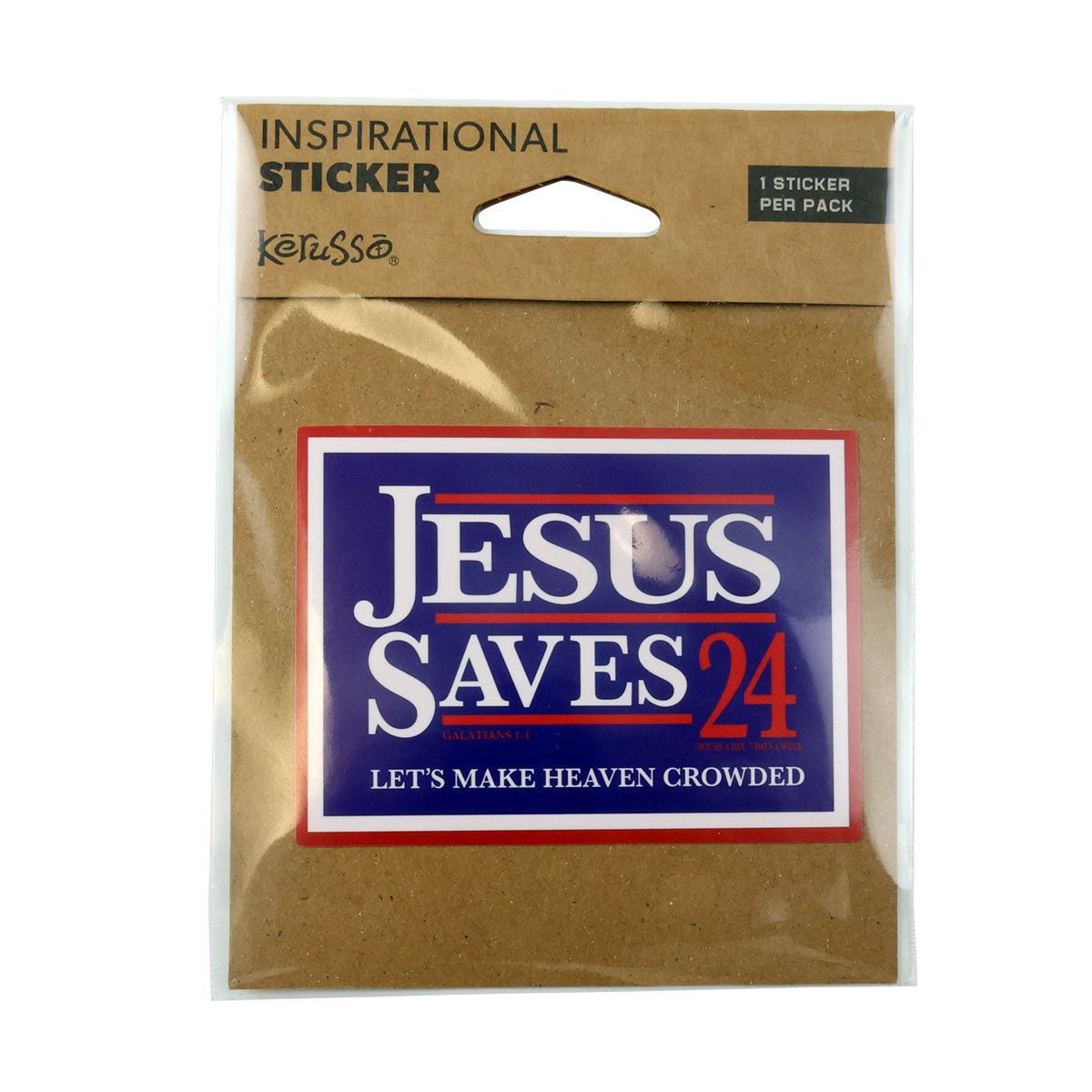 Kerusso Sticker Jesus Saves 24 | Stickers | 1