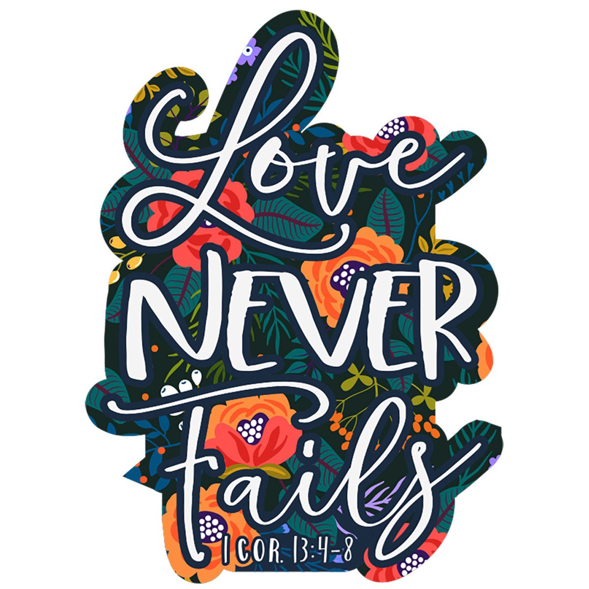 Kerusso Sticker Love Never Fails | Stickers | 2