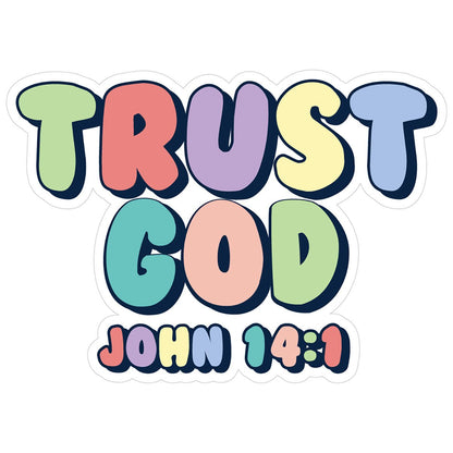 Kerusso Sticker Trust God | Stickers | 2