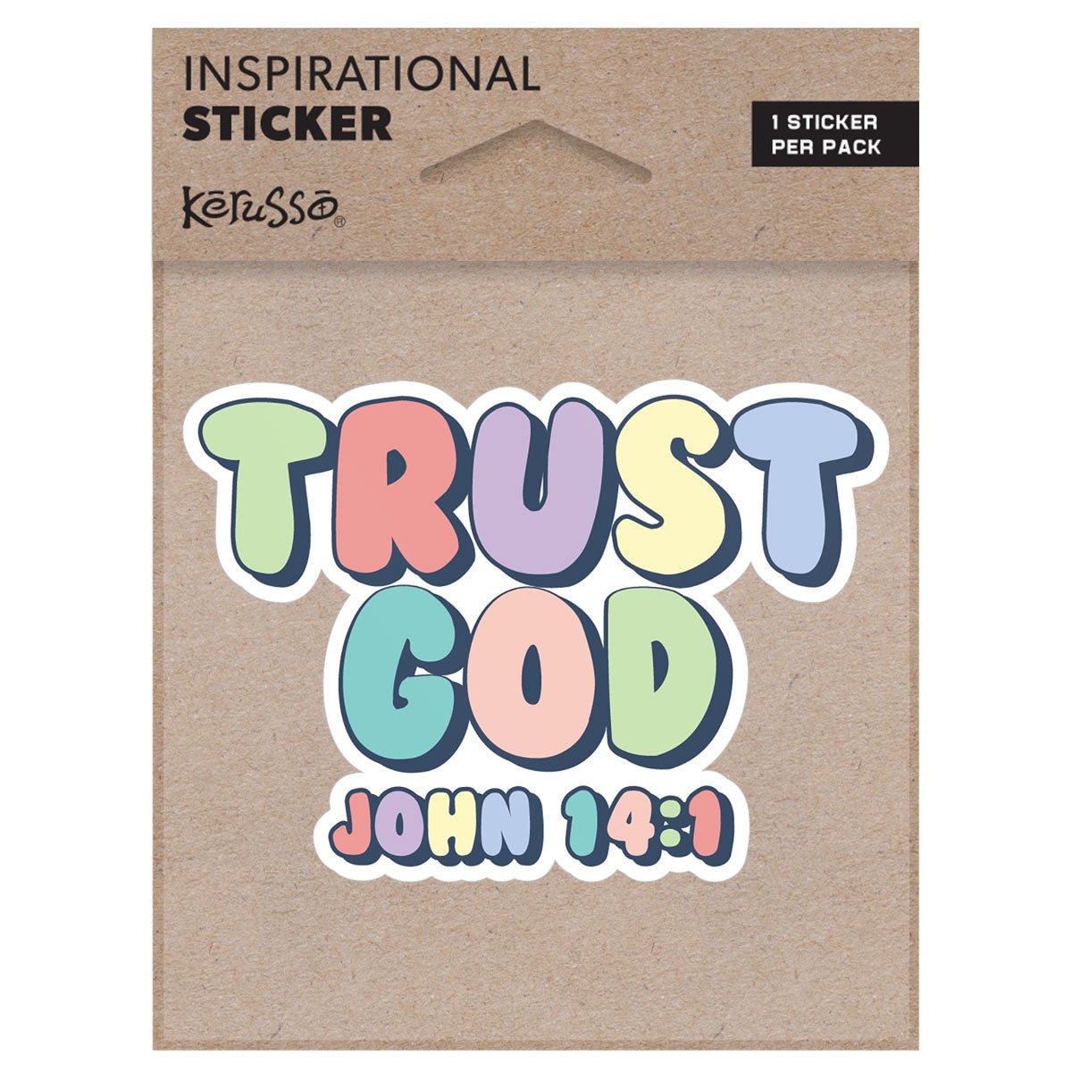 Kerusso Sticker Trust God | Stickers | 1