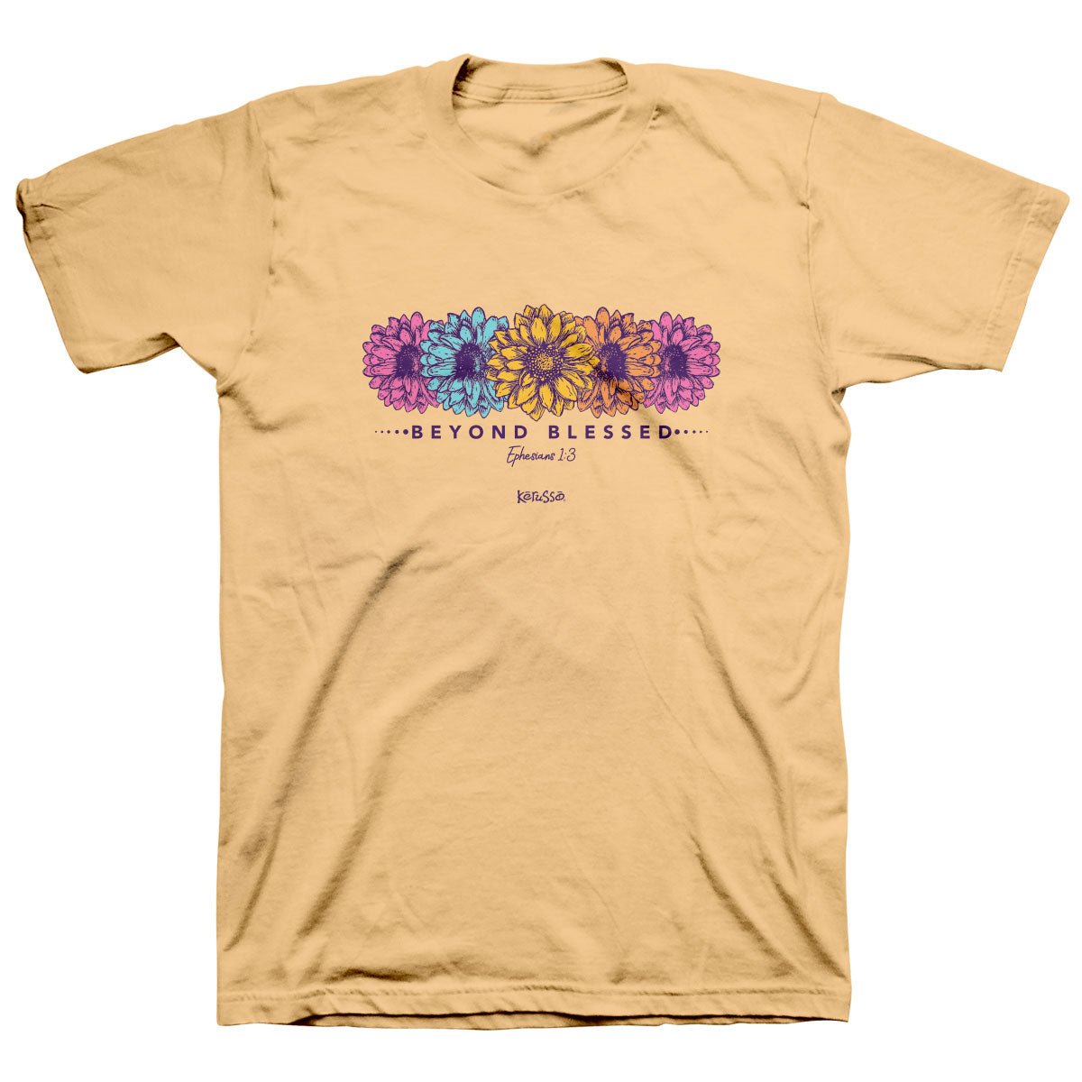 Kerusso Womens T-Shirt Blessed Daisies | Women's T-Shirts | 2